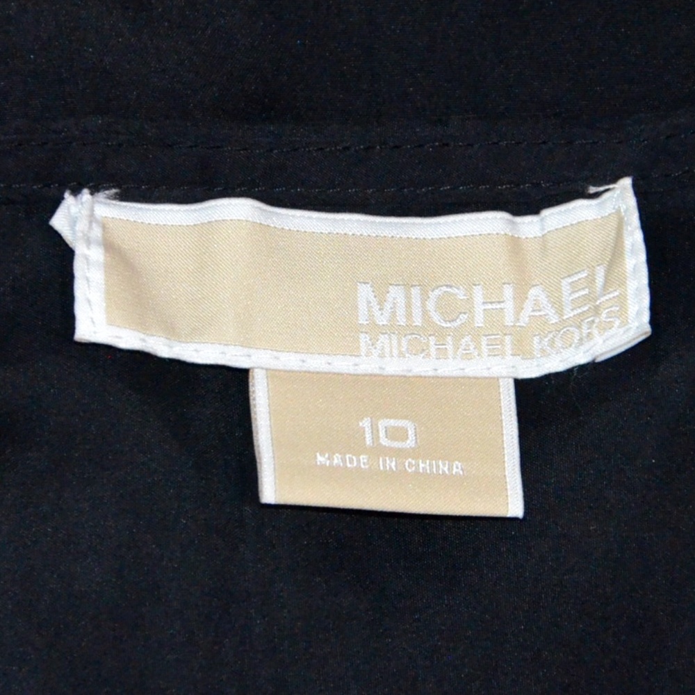 Michael Michael Kors NWT Silk Front Zipper Dress10 - Picture 10 of 11